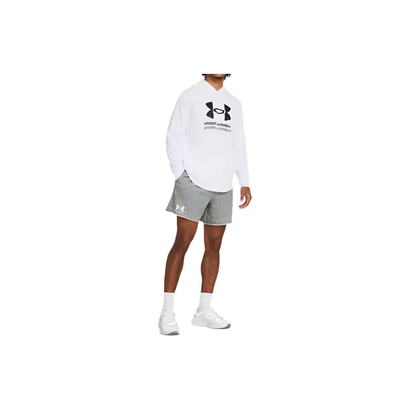 Under Armour UA Rival Terry Casual Shorts Men's Silver-4