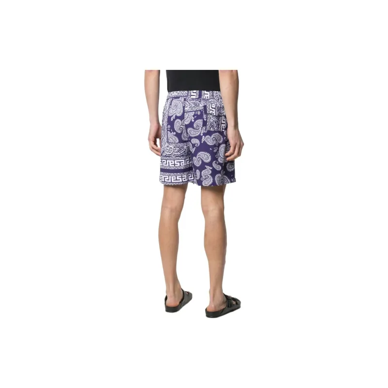 Aries Casual Shorts Men Purple-2