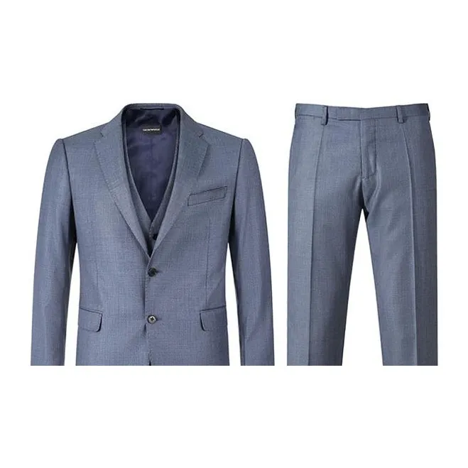 EMPORIO ARMANI SS24 Business Suit Men's Dark Blue-8