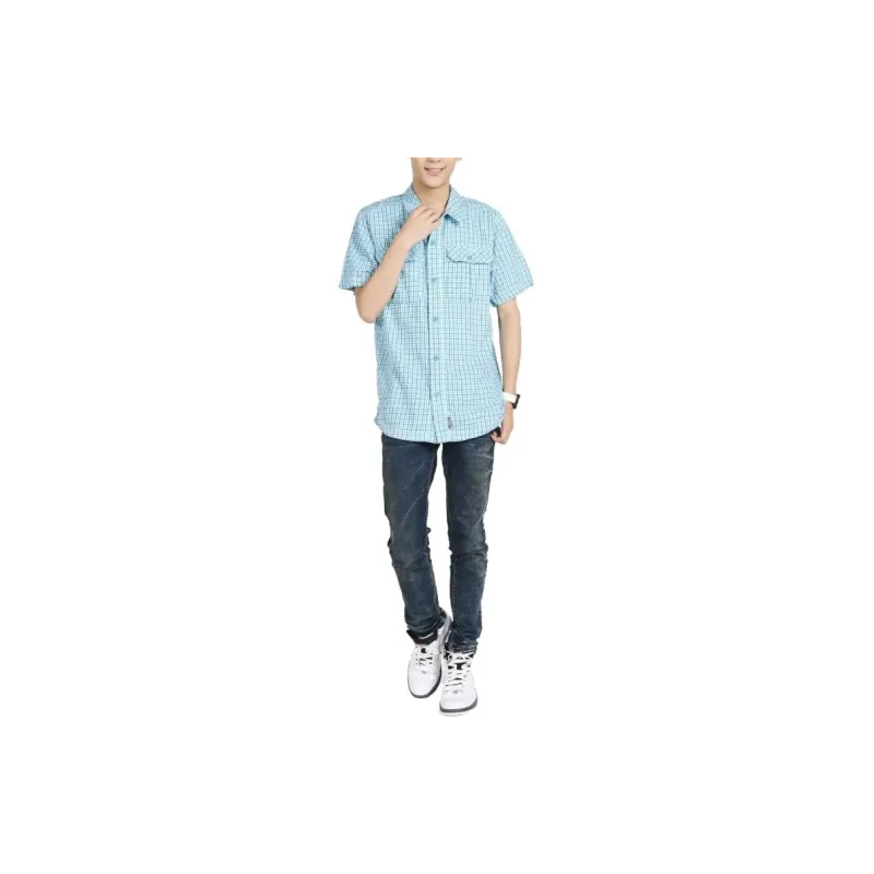 Jordan Shirts Men Blue-2