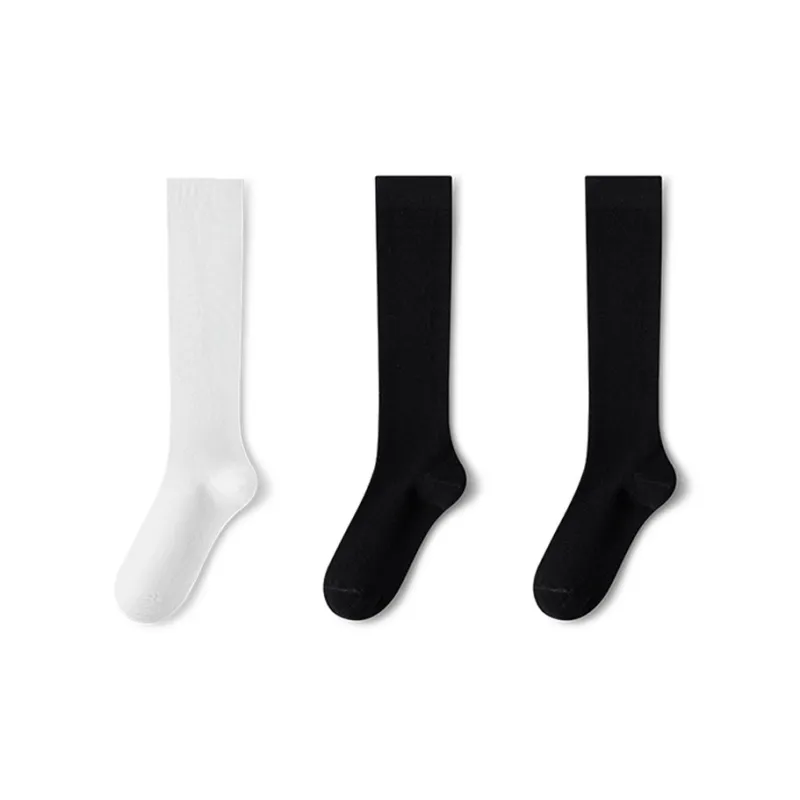 Mulong Family Knee High Socks Women's 3 Pack-0