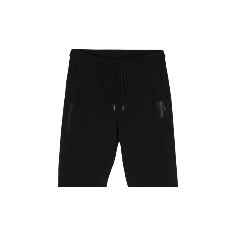 KARL LAGERFELD Knitted Sweatpants Men's Black-2