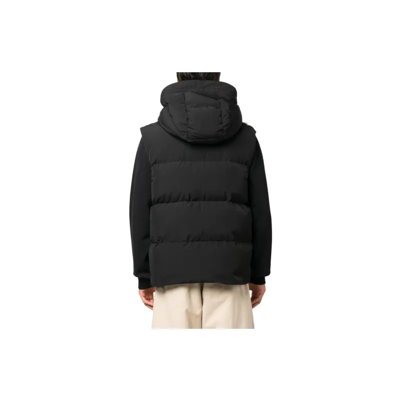 PALM ANGELS Puffed Hodded Vest-3