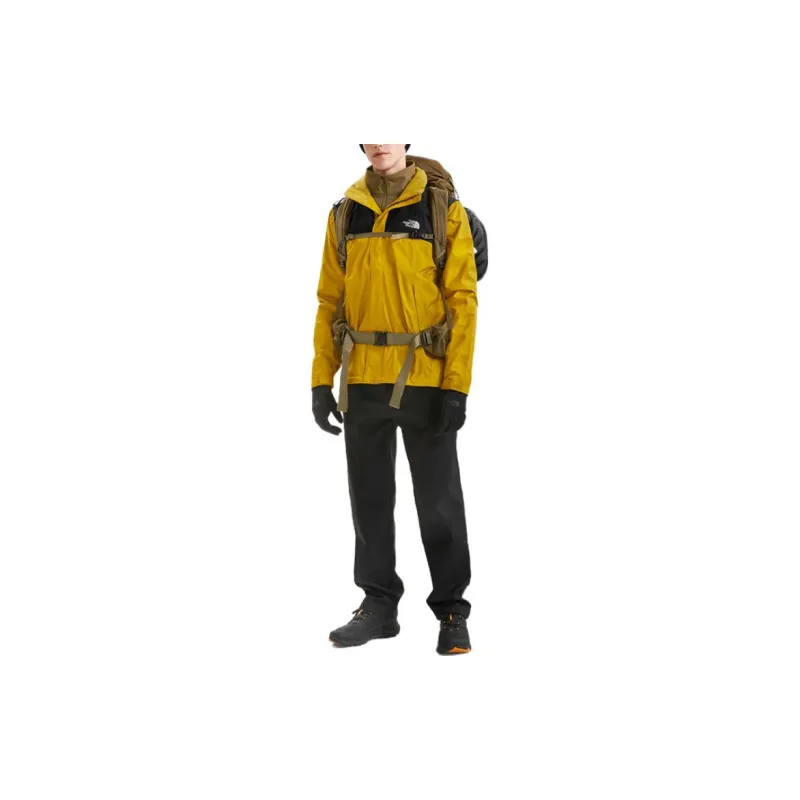 THE NORTH FACE Waterproof And Windproof Windbreaker Jacket Men's Yellow-6