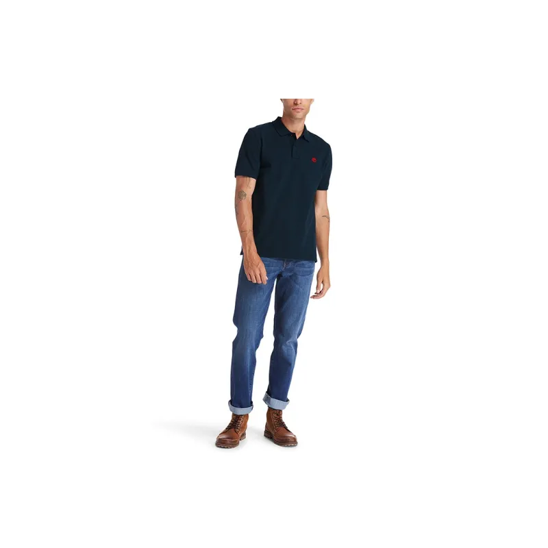 Timberland Polo Shirts Men Dark Sapphire-2
