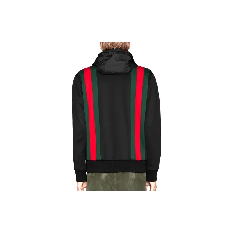 GUCCI Technical Jersey Bomber Jacket-3