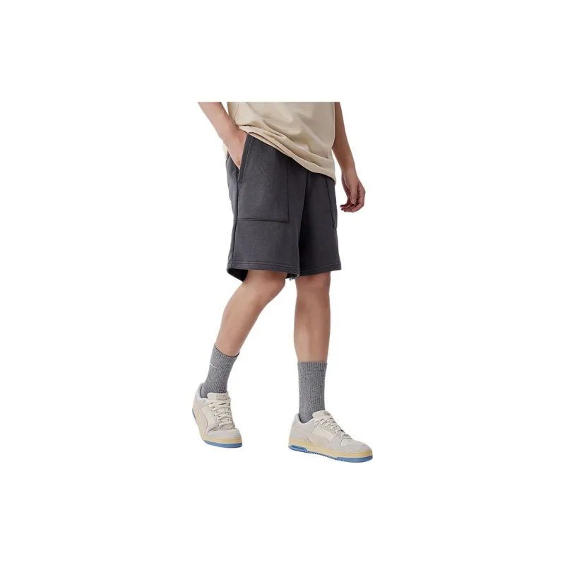 PUMA Casual Shorts Men's Black Gray-2