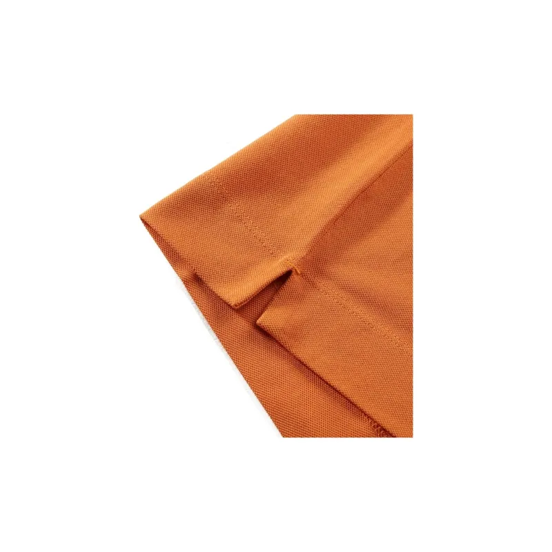 Zegna SS24 Polo Shirt Men's Bright Orange-4