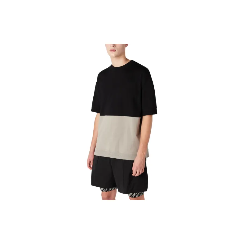EMPORIO ARMANI T Shirts Men Black Gray-3