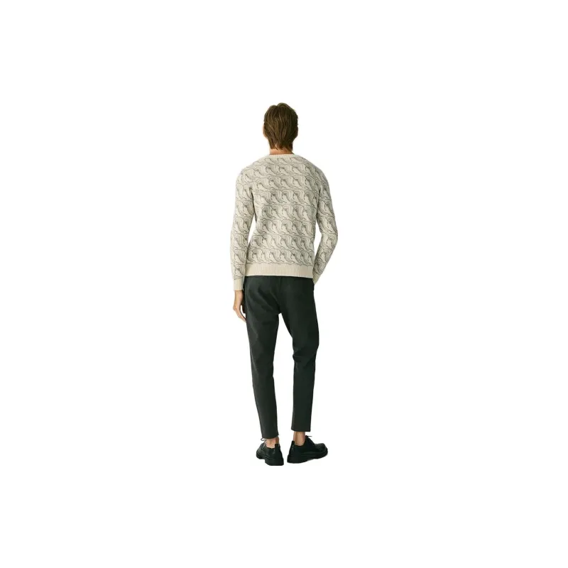 MindBridge Sweaters Men Bright White-2
