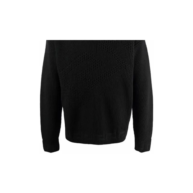 VERSACE Sweaters Men Black-4
