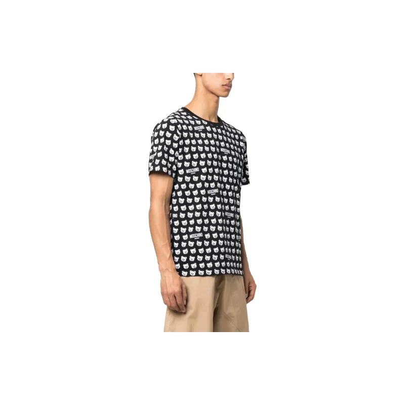 MOSCHINO T Shirts Men Black-3