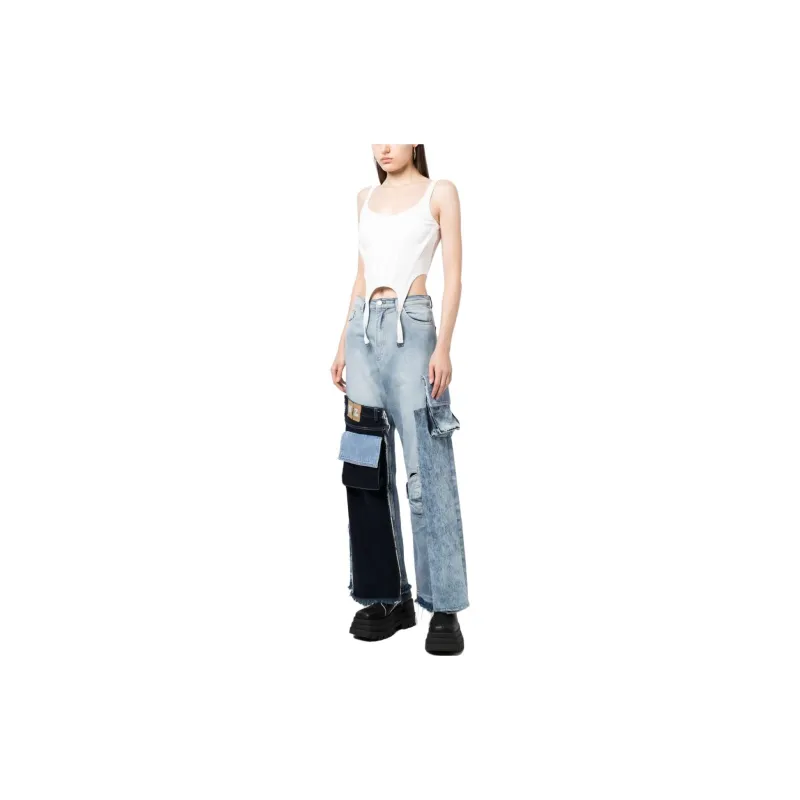 Marine Serre Jeans Unisex Blue-1