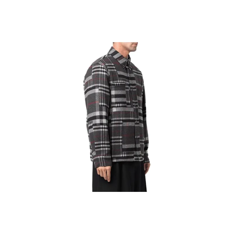 Burberry Shirts Men Gray-4