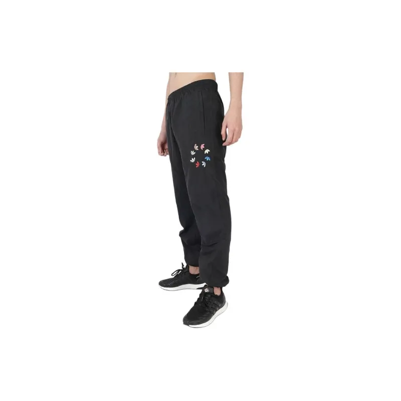 Adidas Originals ADICOLOR SHATTERED Knitted Sports Pants Men's Black-4