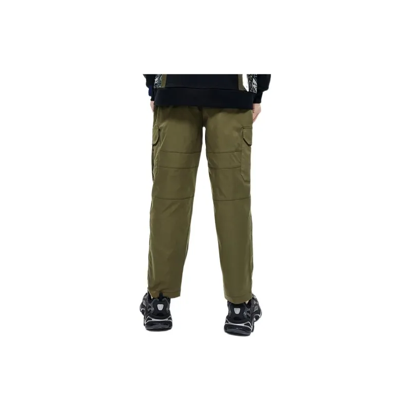 White Mountaineering X FILA Cargo Pants Men Grass Green-2