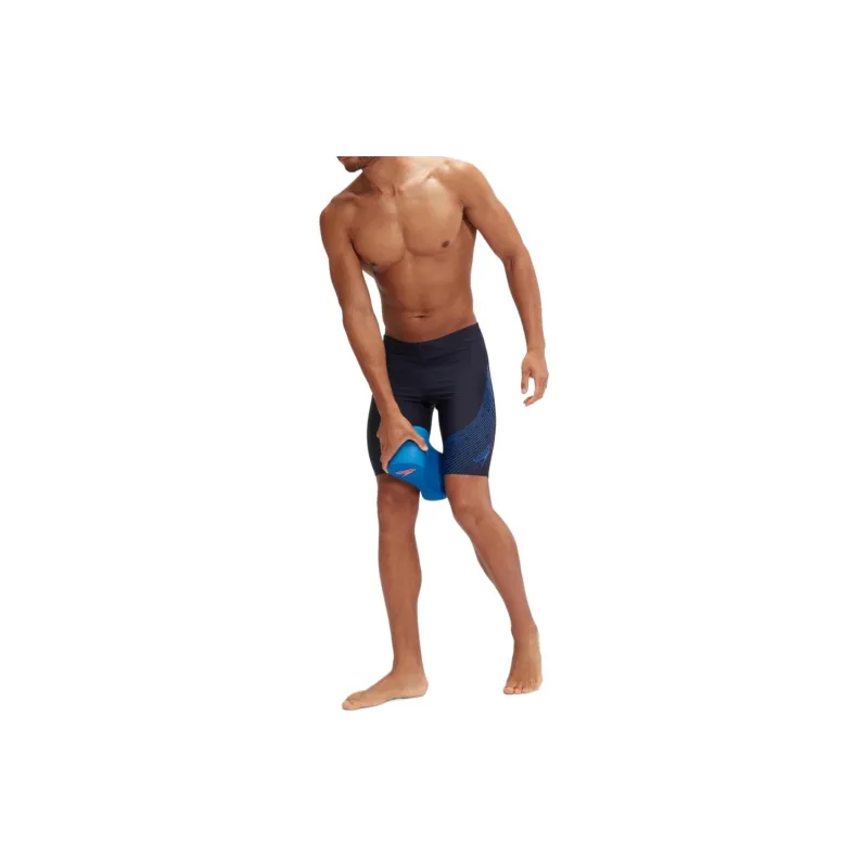 Speedo Medley Logo Jammer Swimming Shorts Men's Black-4