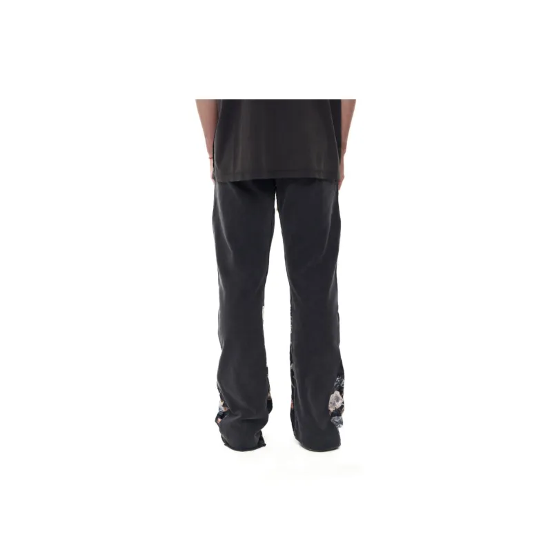 JUNGLE GURL SS24 Casual Pants Unisex Black-3