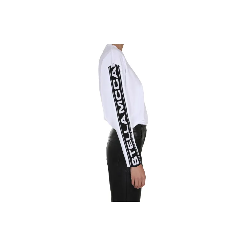 Stella McCartney Logo Tape Long Sleeve Top-2