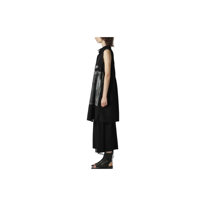 Yohji Yamamoto Tank Tops Men Black-3