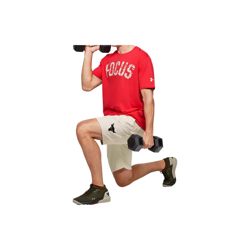 Under Armour Straight T Shirt Men's Red-5