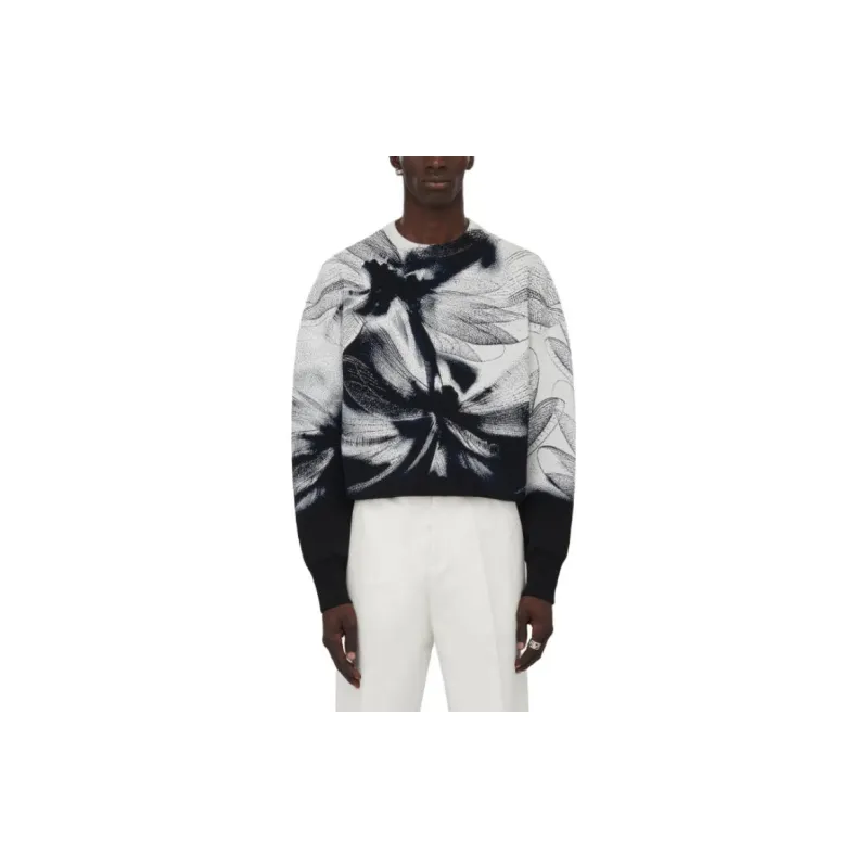 Alexander McQueen Graphic Printed Crewneck Sweater-2