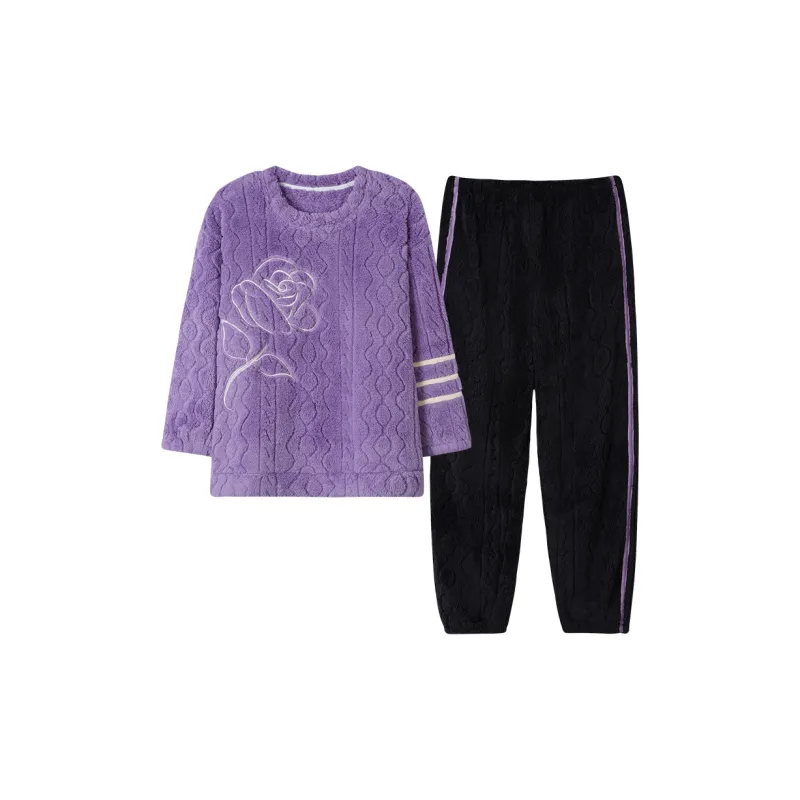MIIOW Pajama Set Women's Light Purple-0