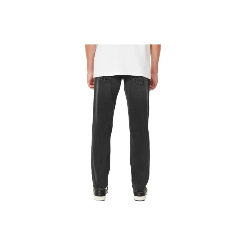 Hollister Jeans Men Black Washed-2