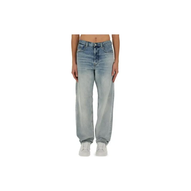 DIESEL 2010 D-Macs Logo Patch Mid-Rise Jeans-2