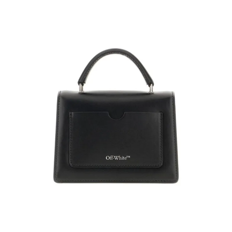 OFF-WHITE Jitney Baby Logo Plaque Shoulder Bag-2