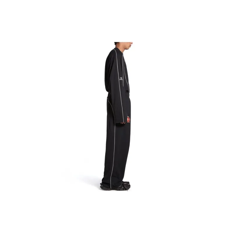 Balenciaga Knitted Sweatpants Loose Fit Unisex Black-3