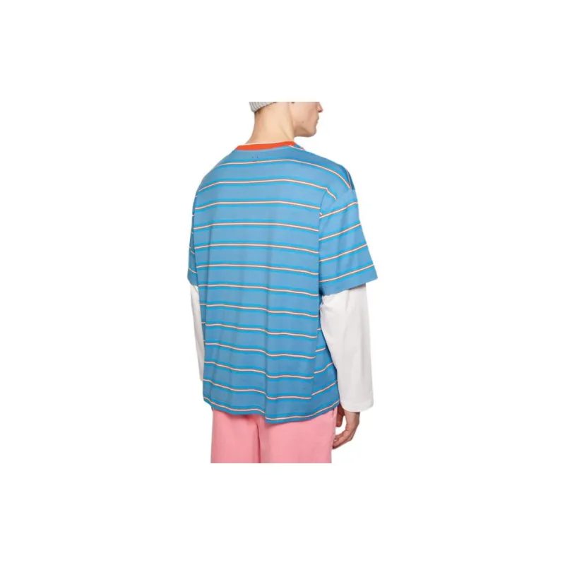 Acne Studios 2024 Autumn/Winter Collection T Shirt Unisex Sea Blue-2