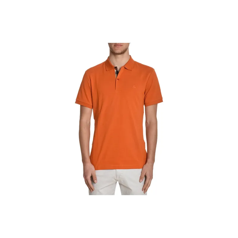 Burberry Polo Shirts Men Orange-2