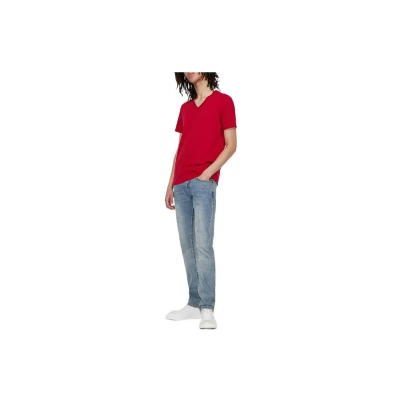 ARMANI EXCHANGE T-Shirts Men Red-1
