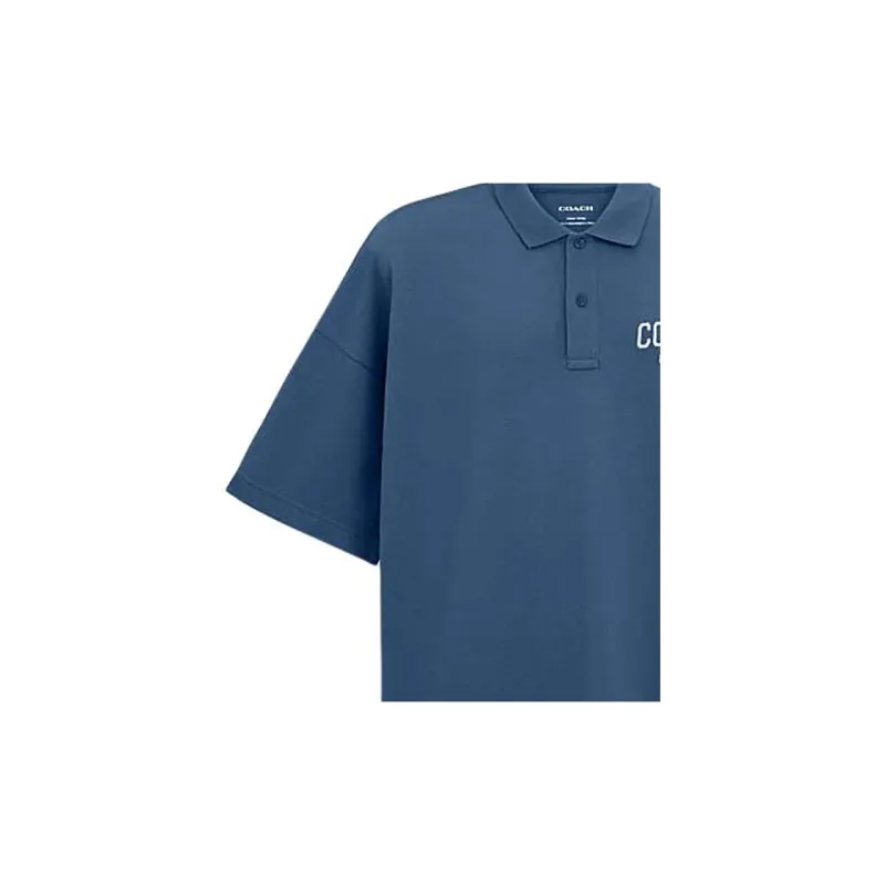 COACH SS24 Polo Shirt Men's Navy-5