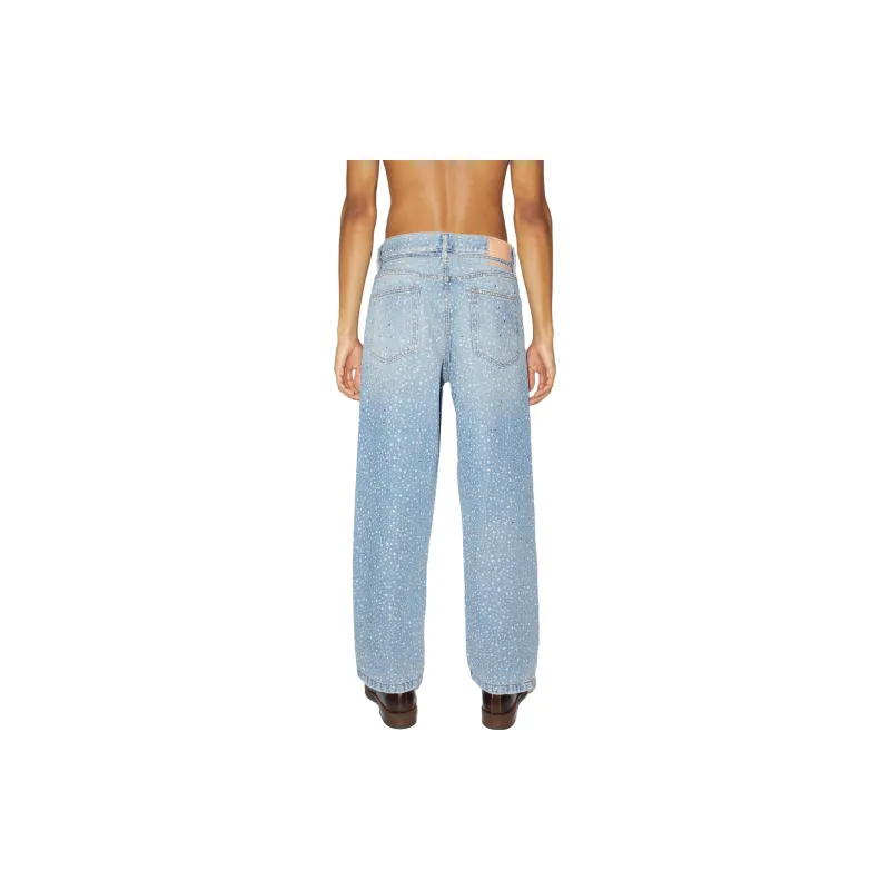 Acne Studios Jeans 1991 TOJ Rhinestone Unisex Light Blue-1