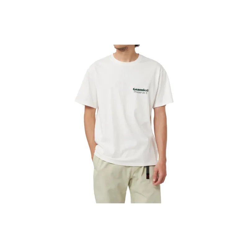 Gramicci T-Shirts Men White-2