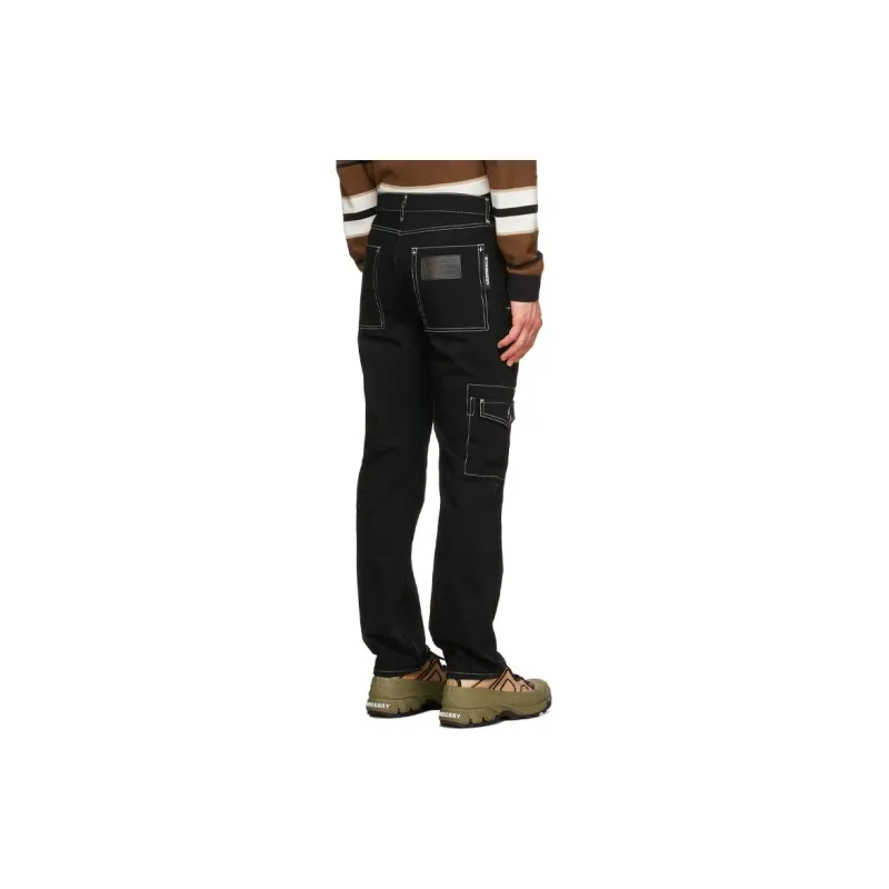Burberry Jeans Men Black-2