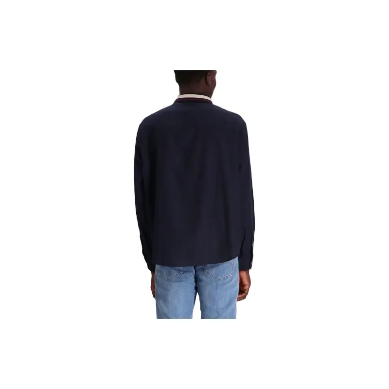 ARMANI EXCHANGE Logo patch Cotton blend Shirt-2