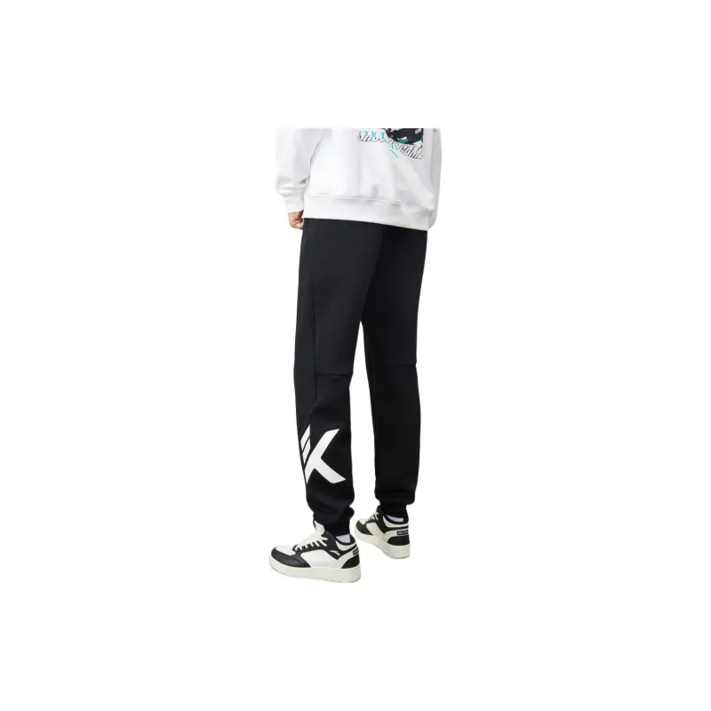Anta Sports Life Collection Basketball Collection Sports Pants Men's Black-3
