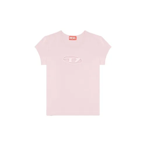 DIESEL T-Shirts Women's Loose Powder