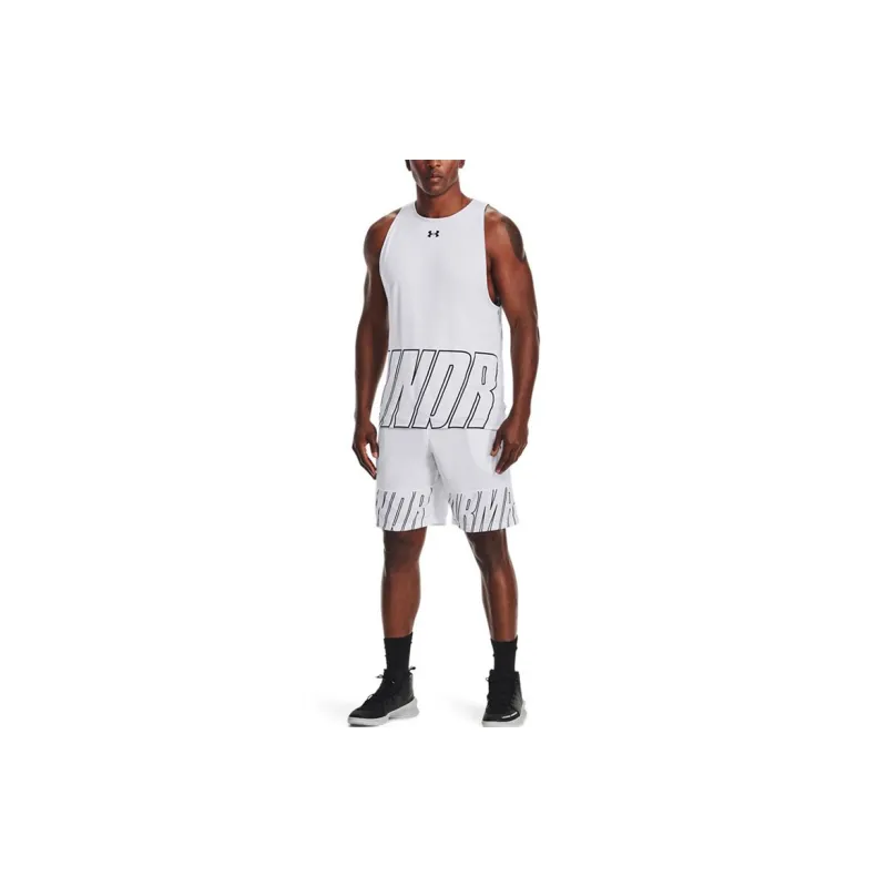 Under Armour Basketball Shorts Men's White-2