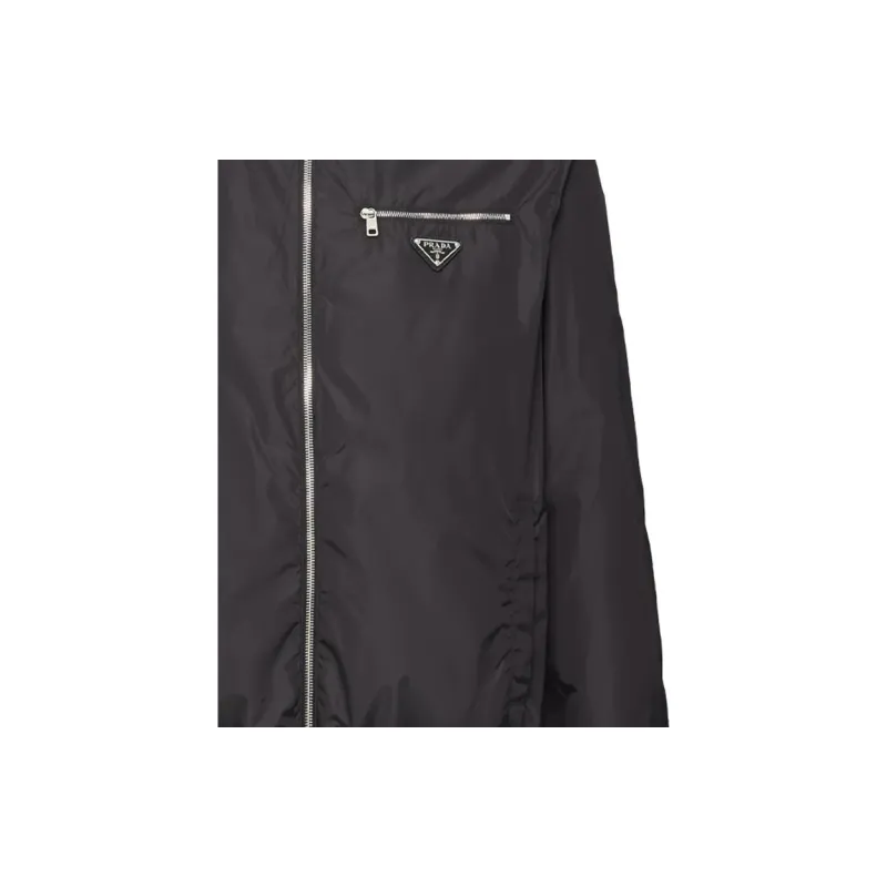 PRADA Reversible Zip-Up Bomber Jacket-4
