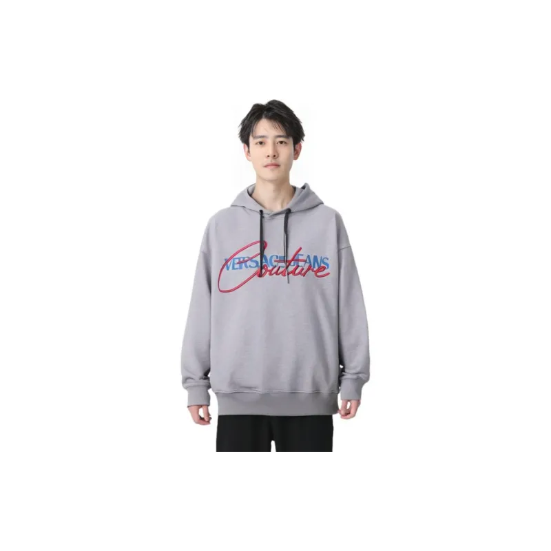 VERSACE JEANS COUTURE Sweatshirts Men Gray-2
