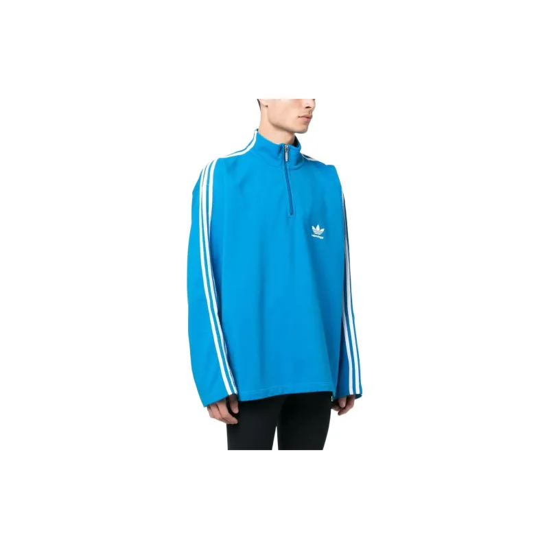Balenciaga Sweatshirts Men Blue-3