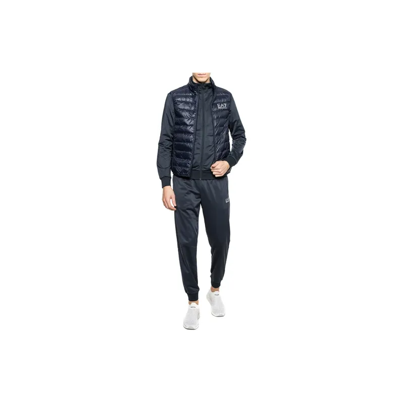 Ea7 EMPORIO ARMANI Logo Printed Zipped Gilet-2