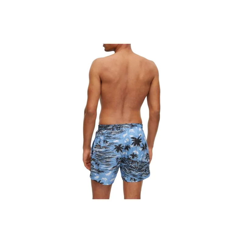 HUGO BOSS SS23 Casual Shorts Men's Light Blue-3