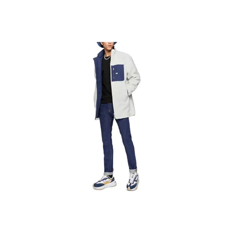 Lee Velvet feel Coat Men's Ivory-3