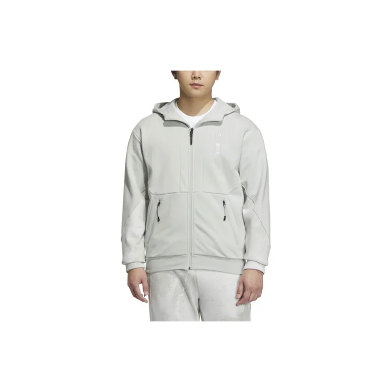 Adidas Wuji Series Wuji Knit Warm Jacket Jackets Coats Men's Gray-2
