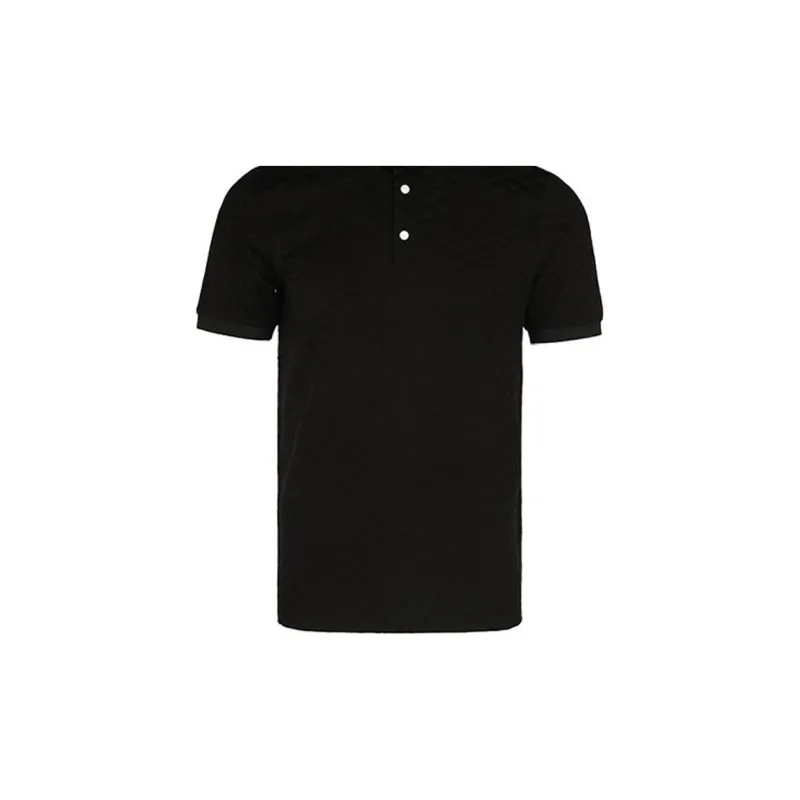 EMPORIO ARMANI Logo Embroidered Short Sleeved Polo Shirt-4
